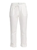 Spodnie damskie - Roxy Spodnie w kolorze białym - miniaturka - grafika 1