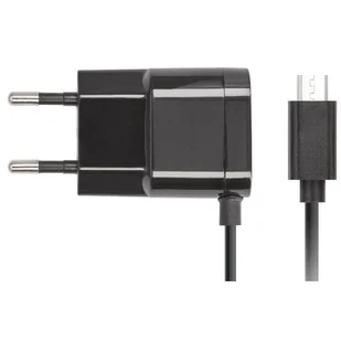 Forever Ładowarka Ład siec micro USB 1A czarna new shell GSM020147 - Ładowarki do telefonów - miniaturka - grafika 1