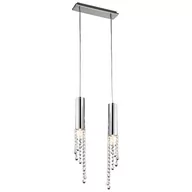 Lampy sufitowe - Candellux Duero Lampa Wisząca 2X3W Led Gu10 Chrom Bez Żarówki 32-25265-Z - miniaturka - grafika 1