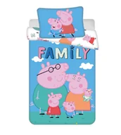 Pościel dla dzieci - Komplet Pościeli Świnka Peppa PEP215 100 x 135 cm - miniaturka - grafika 1