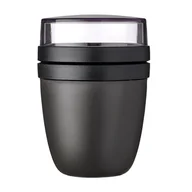 Lunch boxy - Mepal, Lunchbox Ellipse nordic 107648041100, Czarny - miniaturka - grafika 1