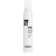 Kosmetyki do stylizacji włosów - Loreal Professionnel Professionnel Tecni.Art Spiral Queen pianka do stylizacji i utrwalenia fryzury do włosów kręconych 200 ml - miniaturka - grafika 1