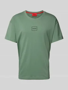 T-shirt z nadrukiem z logo - Koszulki męskie - miniaturka - grafika 1