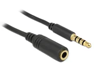 Kable - Delock Kabel Extension Cable Audio Stereo Jack 3.5 mm male / female IPhon (GVM-1220) - miniaturka - grafika 1