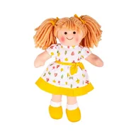 Lalki dla dziewczynek - Bigjigs, lalka szmaciana Zoe - miniaturka - grafika 1