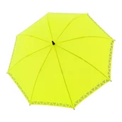 Parasole - Parasol Doppler Safety Golf XXL Triangle półautomatyczny długi żółty odblaskowy - miniaturka - grafika 1