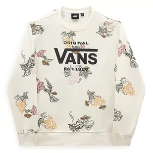 Vans Bluza damska Aop-Ed Crew Fleece, antyczna biel, L, Antyczna biel, L - Bluzy damskie - miniaturka - grafika 1