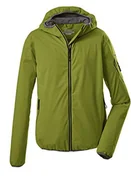 Kurtki męskie - Killtec męska kurtka softshellowa z kapturem, kompresyjna - Trin MN SOFTSHELL JCKT, ciemna cytryna, S, 36870-000 - miniaturka - grafika 1