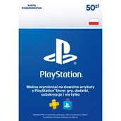 Kody i doładowania cyfrowe - Kod aktywacyjny SONY PlayStation Network 50 zł - miniaturka - grafika 1