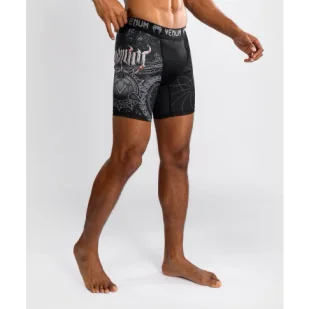 Venum Spodenki Kompresyjne Vale Tudo Gladiator 5.0 Black/Silver - Spodnie sportowe męskie - miniaturka - grafika 1