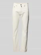 Spodnie męskie - Jeansy o kroju tapered fit z 5 kieszeniami model ‘Lyon’ - miniaturka - grafika 1