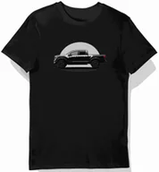 Koszulki męskie - Koszulka męska czarna Potężna Sylwetka Artystycznej Ciężarówki XL - miniaturka - grafika 1