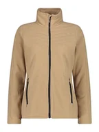 Kurtki i kamizelki sportowe damskie - CMP Kurtka hybrydowa w kolorze jasnobrązowym - miniaturka - grafika 1