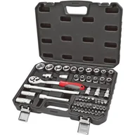 Zestawy narzędziowe - PROLINE Zestaw kluczy nasadowych 56el 1/2&quot CRV 58856 58856 - miniaturka - grafika 1