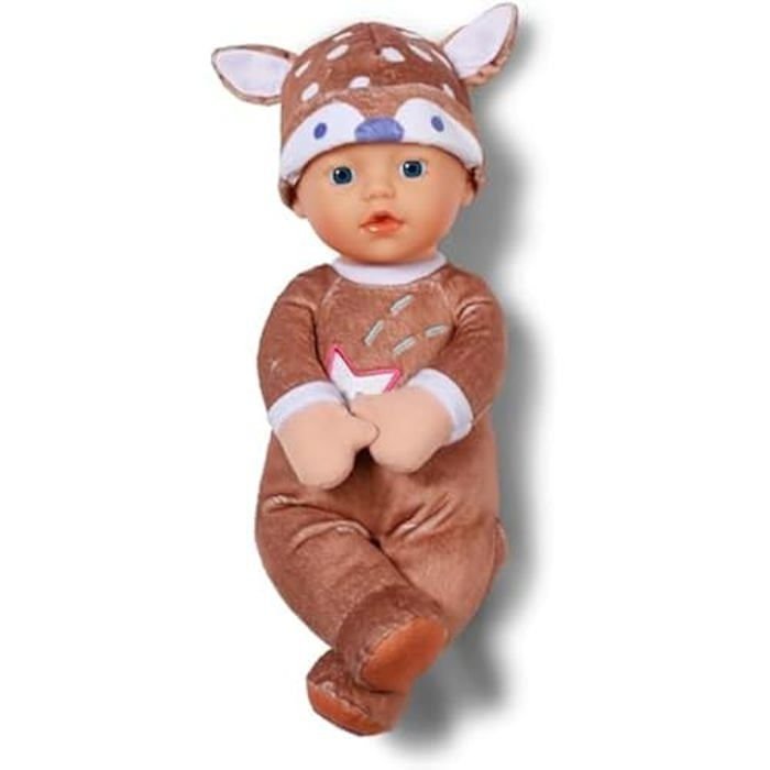 Lalka - BABY BORN - Śpiąca Sarenka - 30 cm - Zintegrowany grzechotnik - Można prać w 30°C