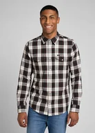 Koszule męskie - Lee Clean Western Męska Koszula W Kratę Velvet Beet L66Rdh74-L - miniaturka - grafika 1
