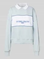 Bluzy damskie - Bluza z kołnierzykiem polo - miniaturka - grafika 1