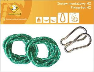 Koala Zestaw montażowy H2_2 do hamaków, zielony koala/zh2_2 - Hamaki - miniaturka - grafika 1