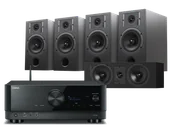 Kino domowe - Yamaha RX-V6A (czarny) + Diva 3 + 3 + 7 (czarny) - miniaturka - grafika 1