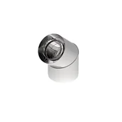 Kominy i akcesoria - Kolano nierdzewne 45° 60/100 mm - miniaturka - grafika 1