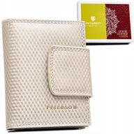 Portfele - Mały portfel damski skórzany na karty RFID Peterson z lakierowanej skóry - miniaturka - grafika 1