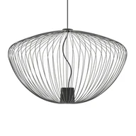 Lampy sufitowe - Pojedyncza lampa zwieszana Pumpkin 11252 Nowodvorski druciana ciemna szara - miniaturka - grafika 1