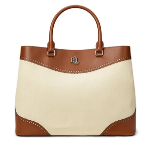 Torebka LAUREN RALPH LAUREN Marcy 431966776001 Beżowy - Torebki damskie - miniaturka - grafika 1