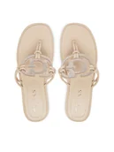 Klapki i japonki damskie - Guess Japonki FLJSM2 SAT21 Beżowy - miniaturka - grafika 1