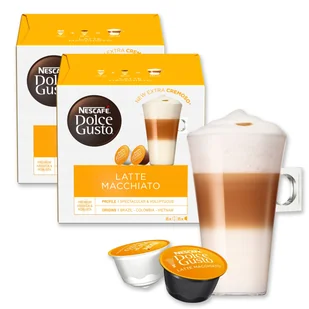 Kapsułki Dolce Gusto do ekspresu Latte Macchiato Nescafe zestaw 2 x 16 szt. - Kawa w kapsułkach i saszetkach - miniaturka - grafika 1