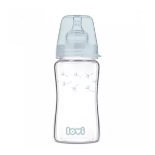 Lovi szklana butelka 250ml Diamond Glass Botanic - Butelki dla niemowląt - miniaturka - grafika 1