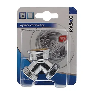 Scanpart Trójnik węży dopływowych do pralki / zmywarki 1132710002 - Akcesoria i części do zmywarek - miniaturka - grafika 1