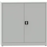 Pozostałe wyposażenie warsztatu - PARTNER B2B Warsztatowa szafa półkowa na narzędzia KOVONA JUMBO, 2 półki, spawana, 1200 x 500 x 1150 mm, szara 178652 - miniaturka - grafika 1