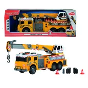 Samochody i pojazdy dla dzieci - Dickie Dźwig ze światłem i dźwiękiem SI-3729004 - miniaturka - grafika 1