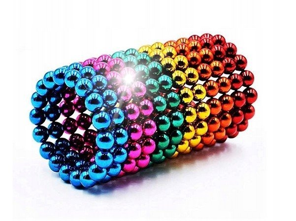 Kolorowe Kulki Magnetyczne 5mm 6-kolorów NEOCUBE