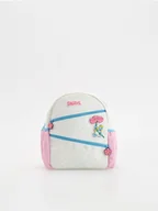 Plecaki - Reserved - Bawełniany plecak Smerfy - złamana biel - miniaturka - grafika 1