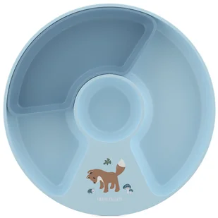 Mepal Talerzyk dziecięcy dzielony Mio Forest Friends 108002565408 - Miseczki i talerzyki dla dzieci - miniaturka - grafika 1