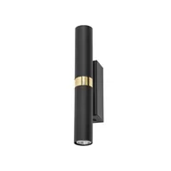 Lampy ścienne - Czarno-złoty, dwustronny kinkiet TK 10145 z serii LAGOS BLACK GOLD - miniaturka - grafika 1
