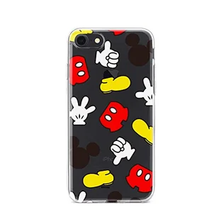 ERT GROUP etui na telefon Apple Iphone 7/8/ SE 2/ SE 3, case oryginalny i oficjalnie licencjonowany przez Disney, wzór Mickey 046, optymalnie dopasowane, plecki z TPU częściowo przeźroczyste - Etui i futerały do telefonów - miniaturka - grafika 1