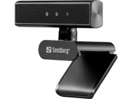 Kamery internetowe - Sandberg 134-44 kamera internetowa 5 MP 2592 x 1944 px USB-C Czarny 134-44 - miniaturka - grafika 1