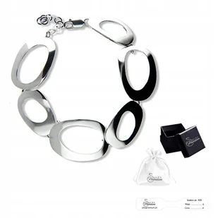 Bransoletka srebrna pr. 925 Elegancka z Przedłużką Bransoleta Dla Niej - Bransoletki - miniaturka - grafika 1