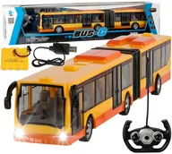 Zabawki zdalnie sterowane - Autobus Przegubowy Miejski Rc Sterowany Led Akumulator - miniaturka - grafika 1