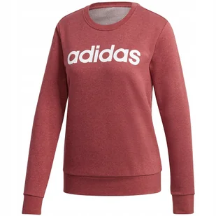 Bluza damska adidas Essentials Linear Crewneck bordowa GD2956 2XS - Bluzy damskie - miniaturka - grafika 1