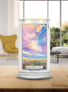 Kringle Candle Large Jar Beautiful Day - świeca zapachowa 624 g - Świece - miniaturka - grafika 2