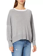 Swetry damskie - G-STAR RAW Damski sweter z dzianiny Core Knits, Wielokolorowy (Grey Htr D20425-c870-906), S - miniaturka - grafika 1