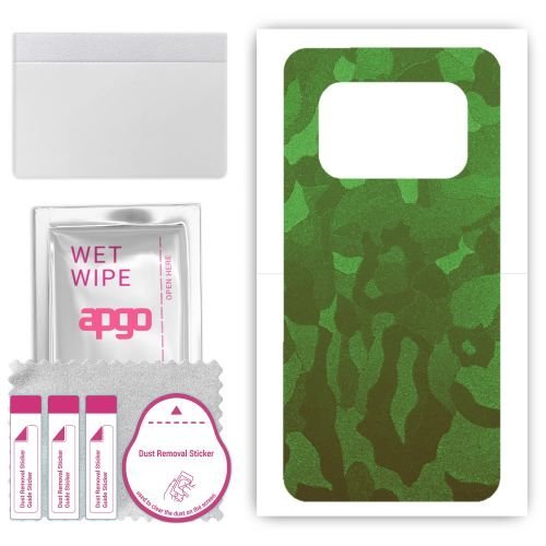 folia naklejka skórka strukturalna na TYŁ do Ulefone Armor 25 Pro+ - Moro Camo Zielony - apgo SKINS