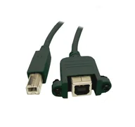 Kable komputerowe i do monitorów - Alcasa USB 2.0 B/B 1.8m kabel USB 1,8 m USB B Czarny 2511-2EB - miniaturka - grafika 1