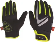 Rękawiczki rowerowe - Vivo Rękawiczki rowerowe SB-02-1509D czarno-zielone r. M 4962801 - miniaturka - grafika 1