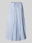 Spódnice - Spódnica midi o linii A z mieszanki wiskozy - miniaturka - grafika 1