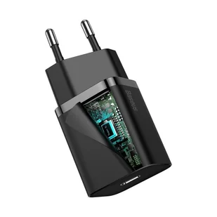 Baseus Super Si 1C szybka ładowarka USB Typ C 20 W Power Delivery czarny (CCSUP-B01) - Ładowarki do telefonów - miniaturka - grafika 5