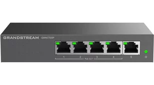 Grandstream GWN 7700P 5xGbE, 4xPOE, niezarządzalny switch - Switche - miniaturka - grafika 1